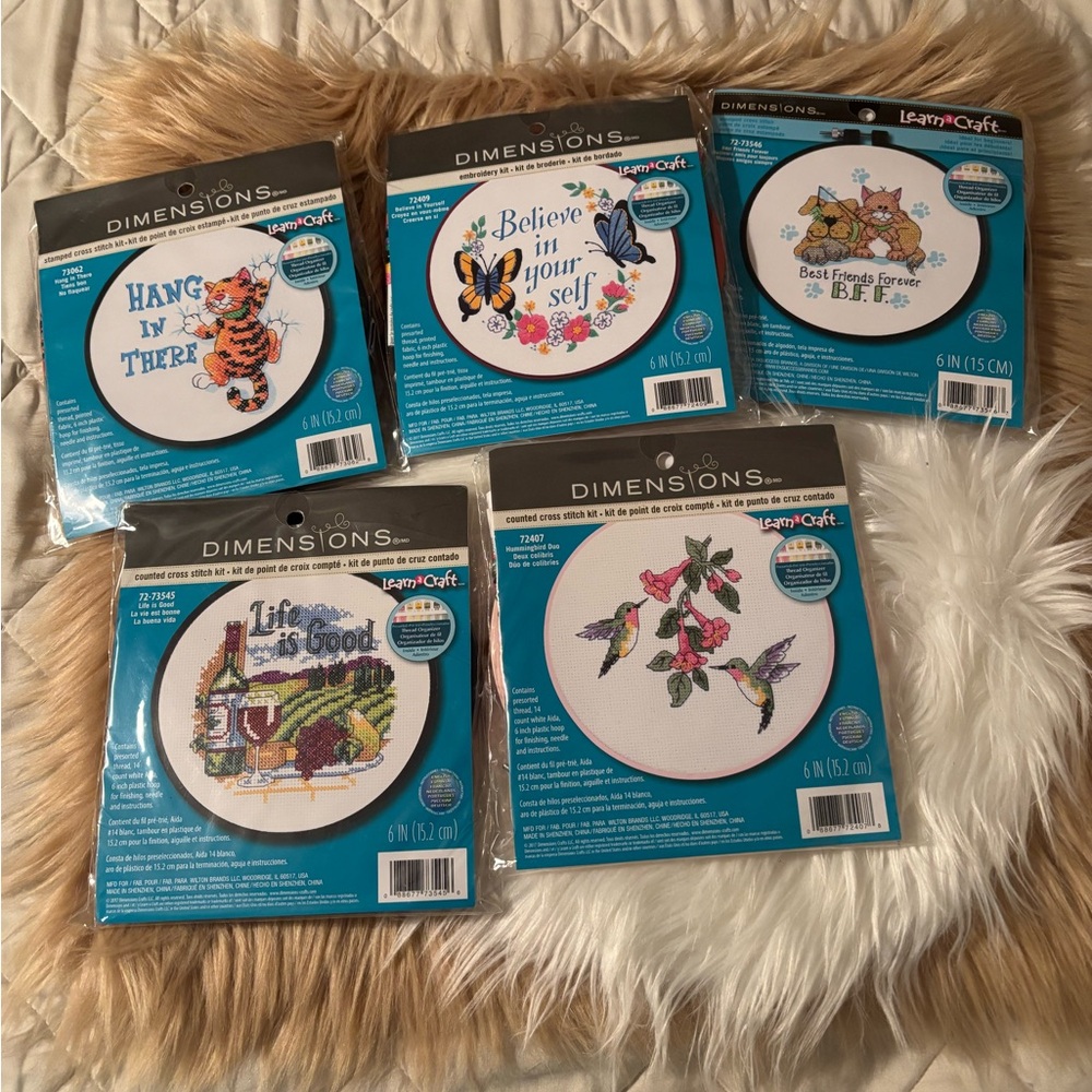 Dimensions Cross Stitch Kit Set - Multicolor